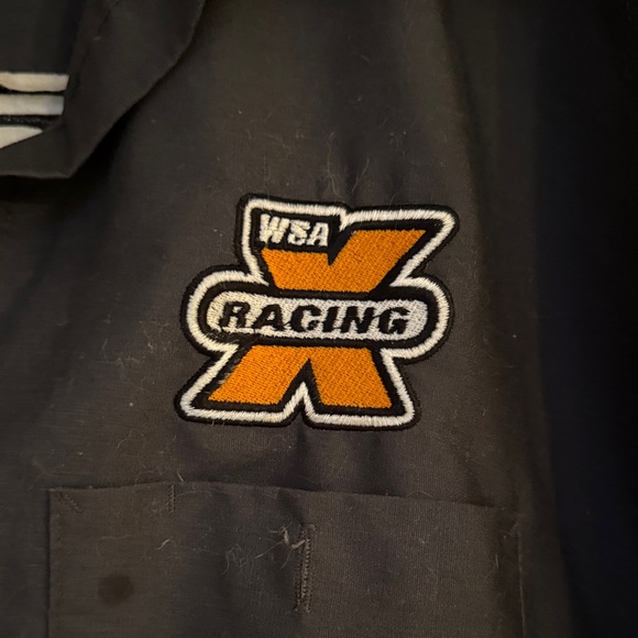 WSA Racing charcoal gray Short Sleeve Men's Shirt XL - Picture 4 of 8